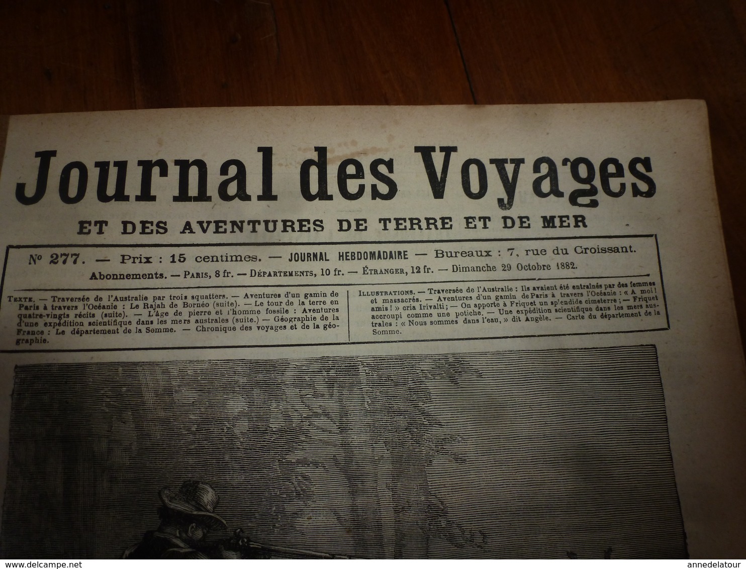 1882 JdV:Australie -> Entrainés Par Des Femmes Et Massacrés;Brau De St-Paul Lias Et John De La Croix Explorateur ; SOMME - 1850 - 1899