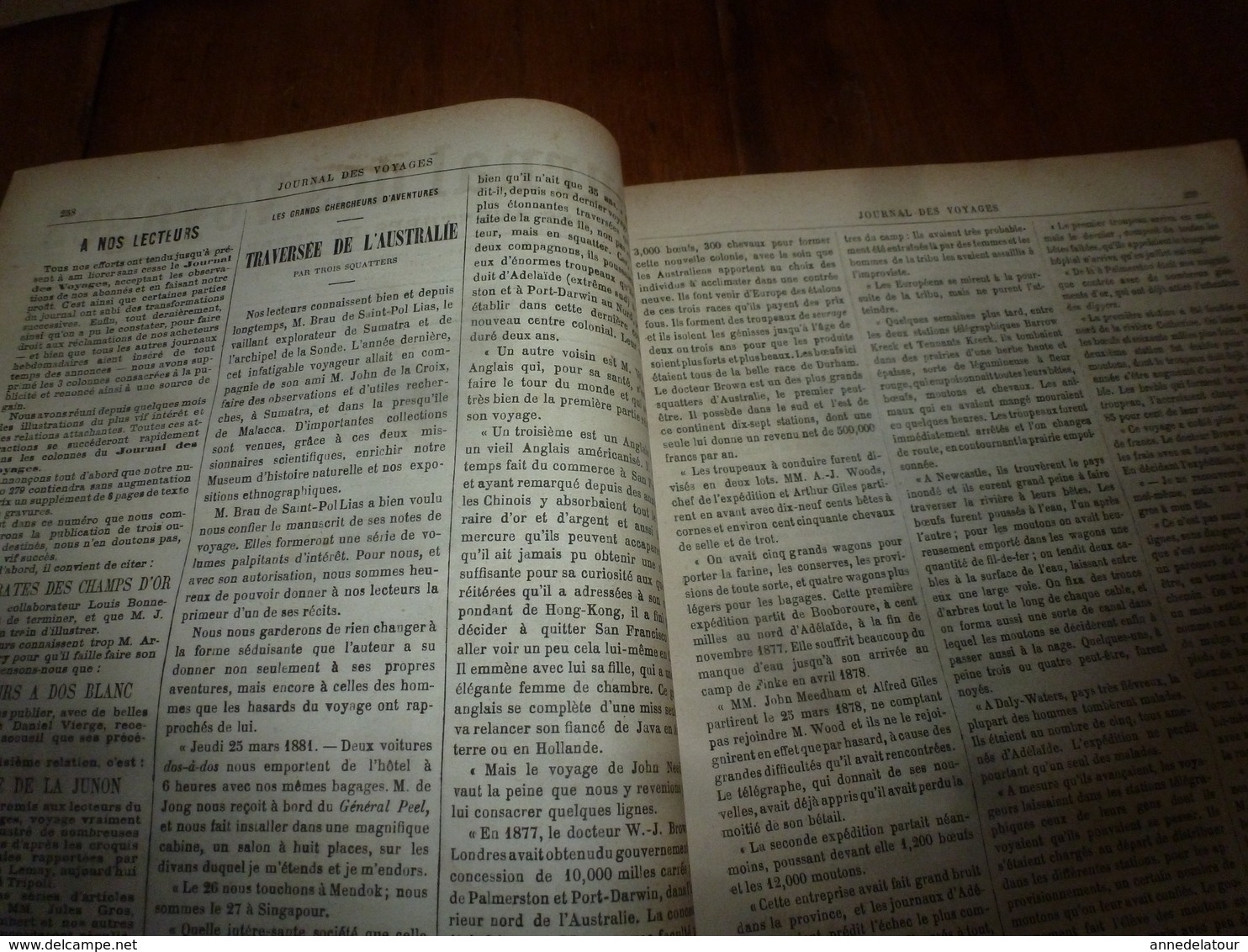 1882 JdV:Australie -> Entrainés Par Des Femmes Et Massacrés;Brau De St-Paul Lias Et John De La Croix Explorateur ; SOMME - 1850 - 1899