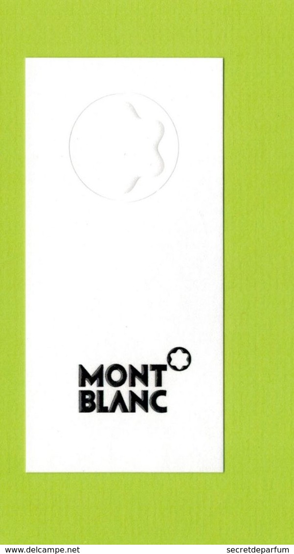 Cartes Parfumées Carte  MONT BLANC - Modern (from 1961)