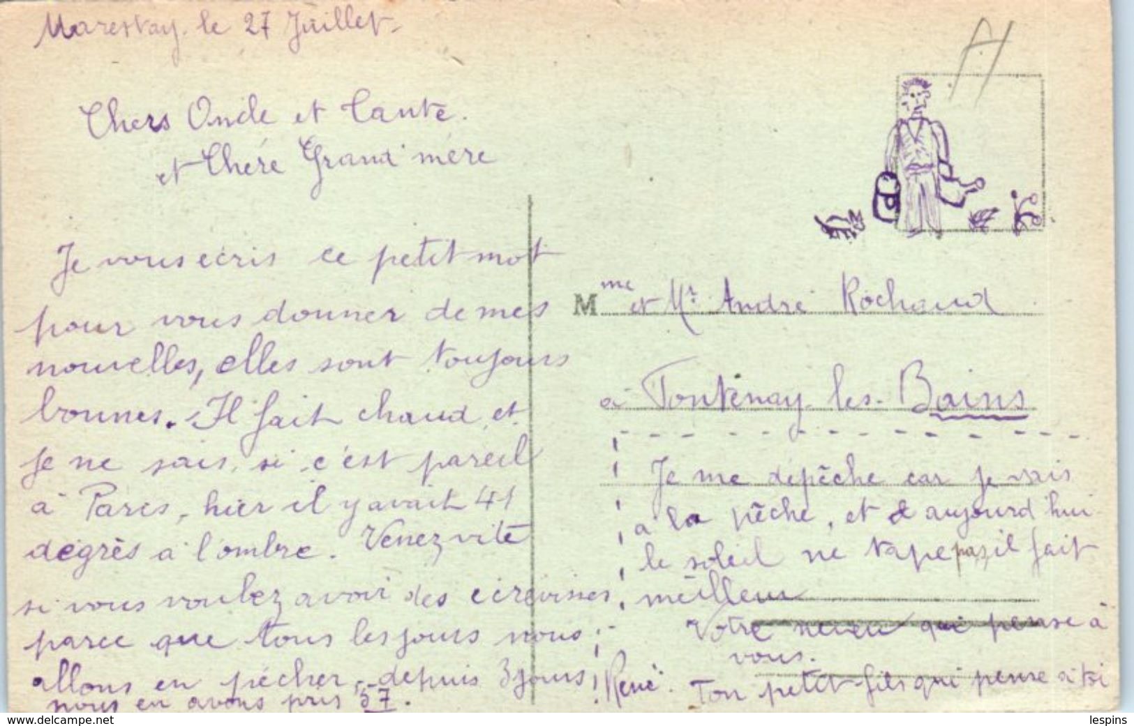 17 - MATHA --  L'avenue De La Gare - Matha