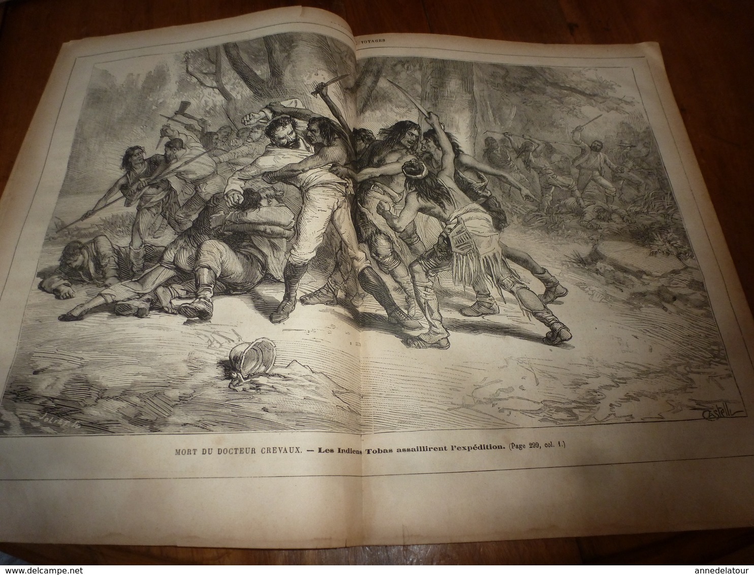 1882 JdV: Dr Crevaux Massacré Avec Ses Compagnons Par Les Tobas; Tapirs A Dos-blanc à Atchin; Chasseurs D'irondelles;etc - 1850 - 1899