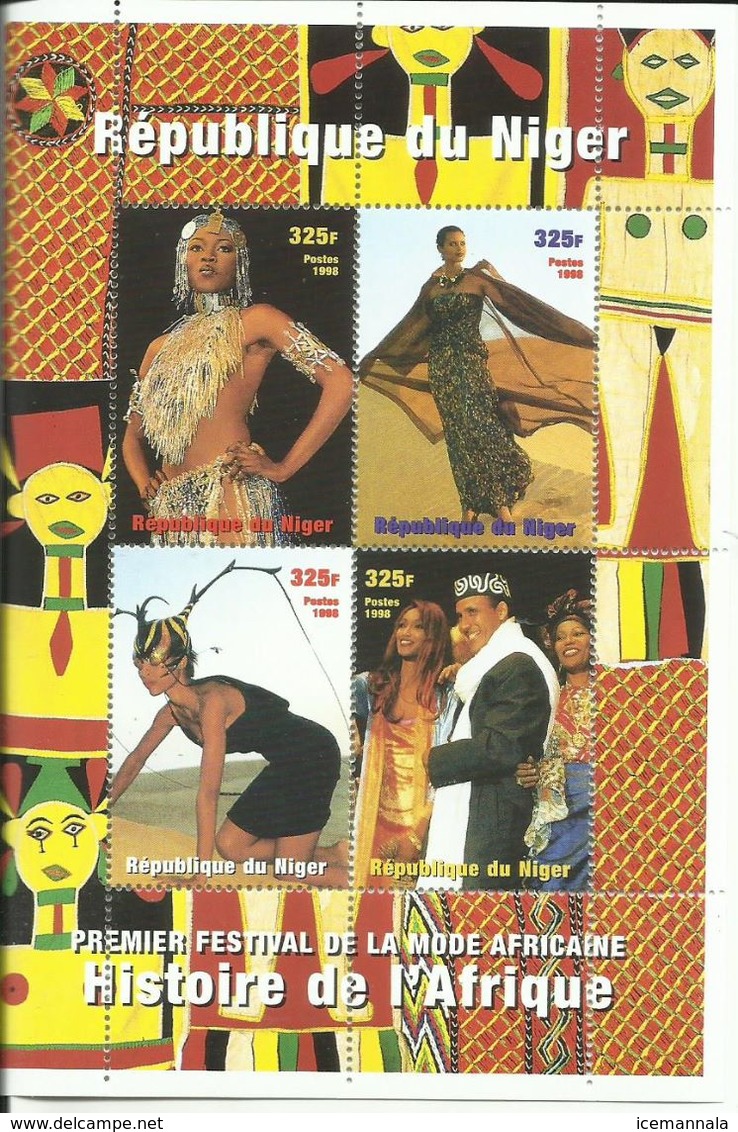 NIGER H/B  HISTORIA DE AFRICA    MNH  ** - Níger (1960-...)