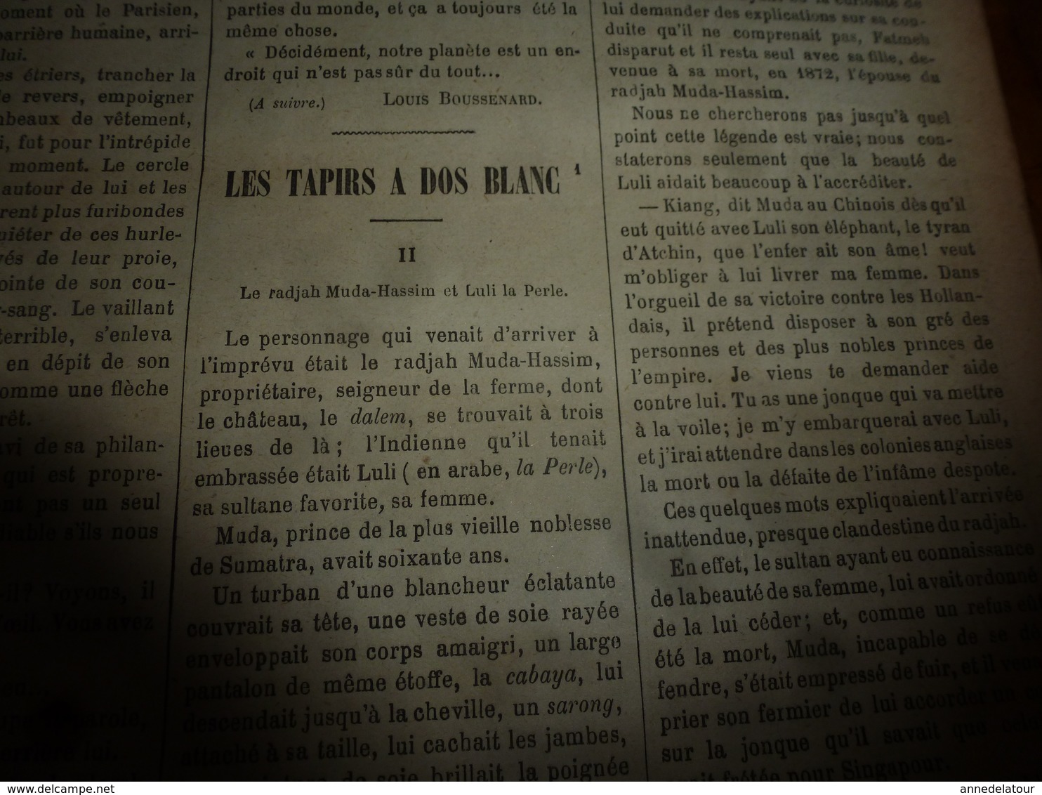 1882 JdV: Jeux d'ELEPHANTS; Le lieutenat belge HAROU au Congo; Les squatters d'Australie; L'ivoire végétal; etc