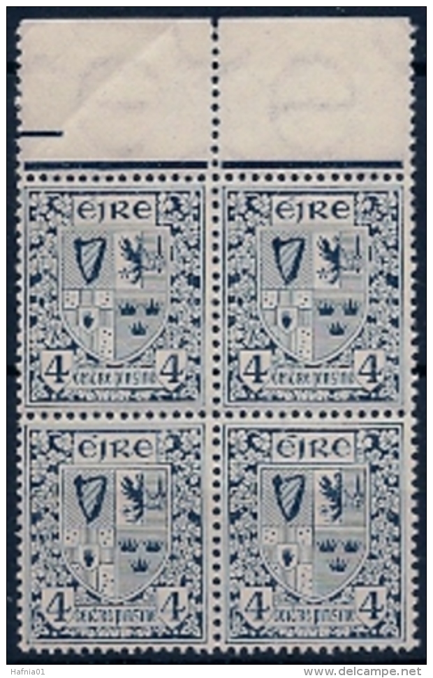 Ireland 1940. National Symbols. 4-Blocks MNH. - Unused Stamps