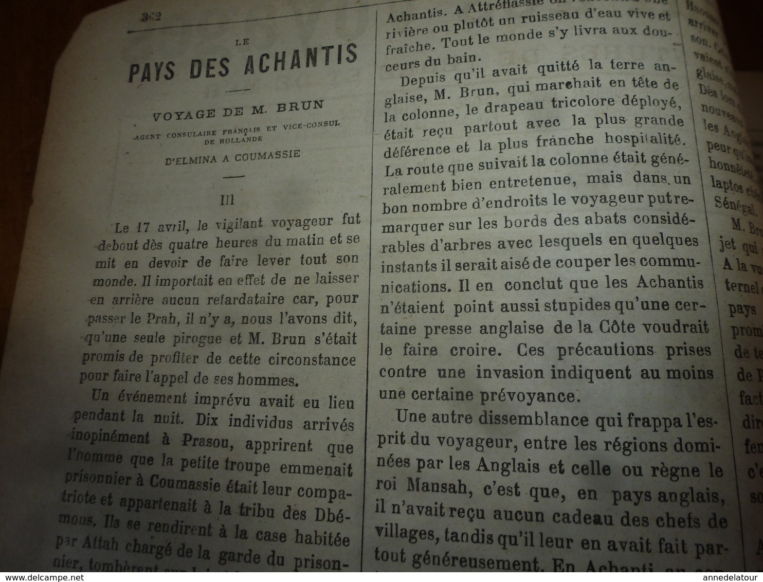 1882 JdV: Mr Brun Chez Les Achantis; Les Fourmis à Miel De Mexique ; Le TARN Et Garonne; Etc - 1850 - 1899