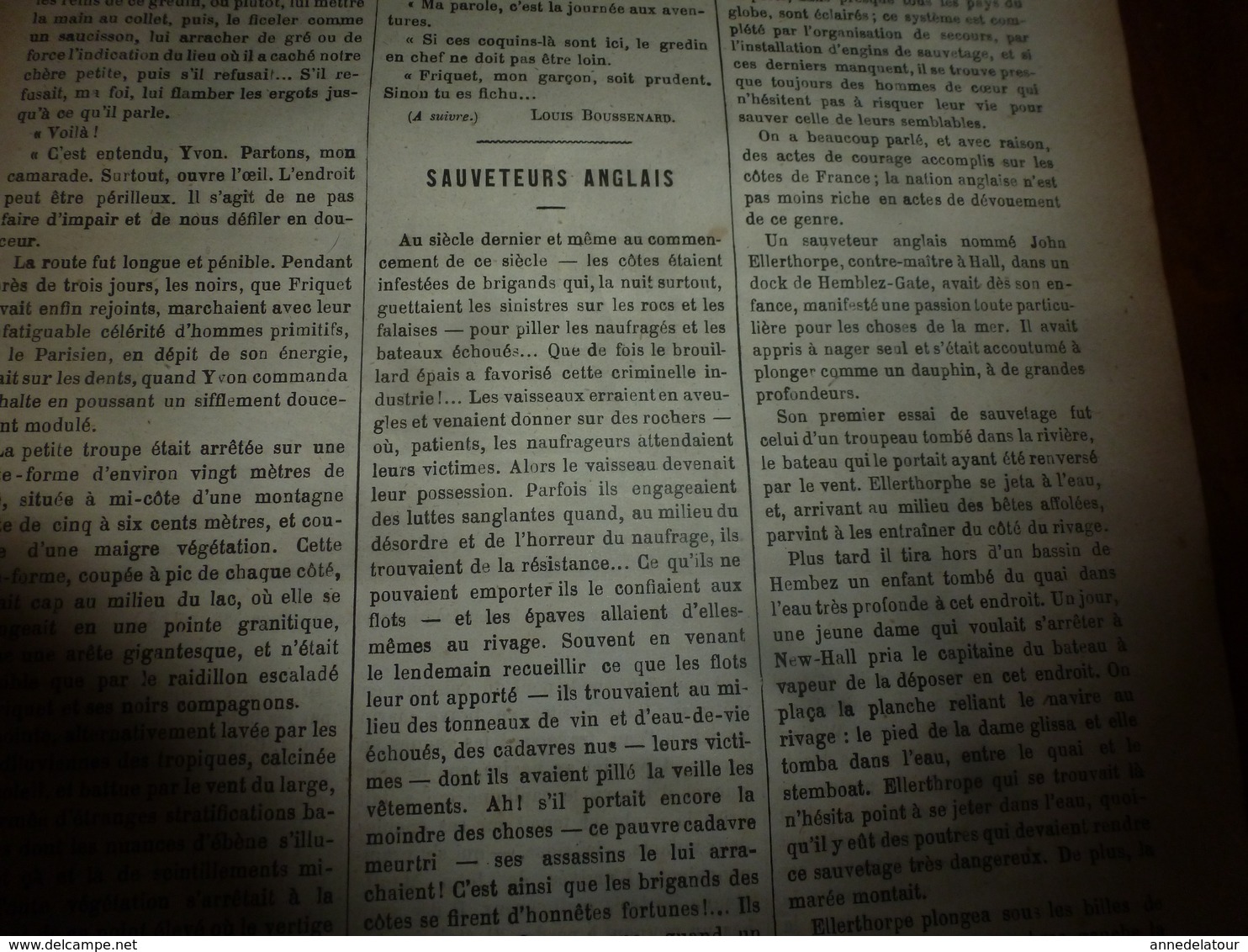 1882 JdV: Mr Brun Chez Les Achantis; Les Sauveteurs British à Ramsgate; Exploration Avec Le Navire LE TRAVAILLEUR; Etc - 1850 - 1899