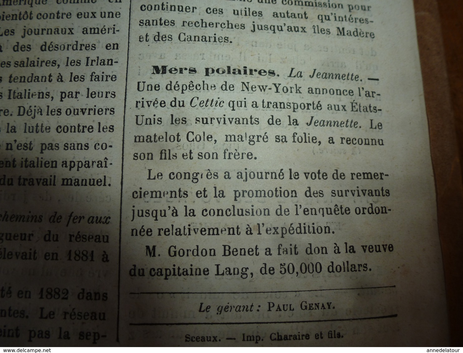 1882 JdV: Mr Brun chez les Achantis; Les sauveteurs british à Ramsgate; Exploration avec le navire LE TRAVAILLEUR; Etc