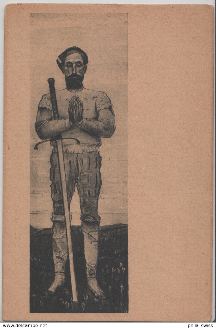 Ferd. Hodler, Betender Krieger (1896) Zürich, Kunsthaus - Zürich