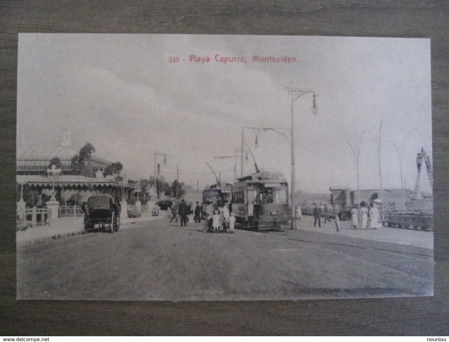 Tarjeta Postal Postcard - Uruguaya Uruguay Montevideo - Tramway - Playa Capurro - 343 - Uruguay