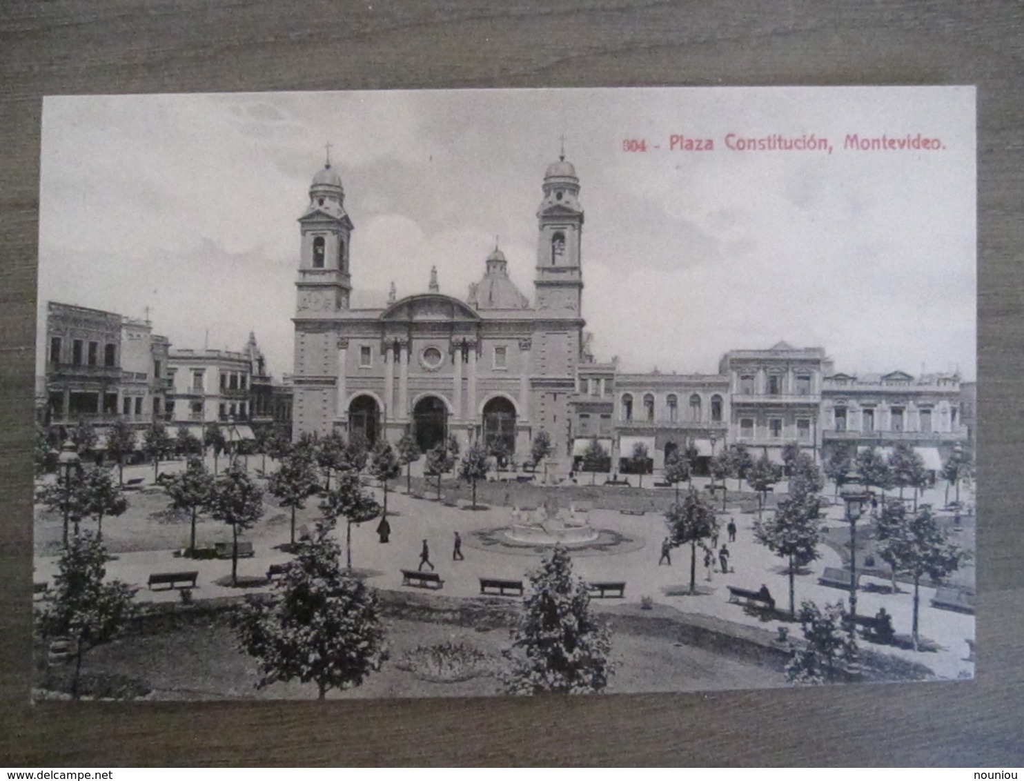 Tarjeta Postal Postcard - Uruguaya Uruguay Montevideo - Plaza Constitucion - 304 - Uruguay