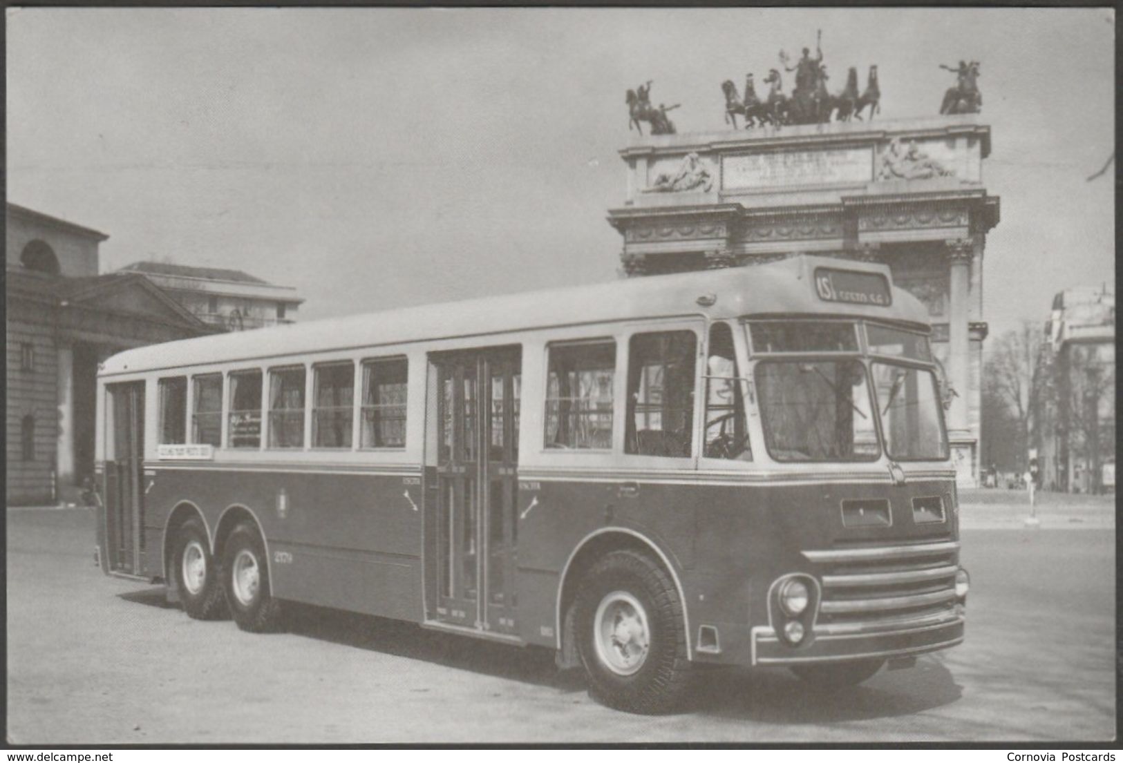 Alfa Romeo 140 A Autobus - Bus Story Postcard - Autobus & Pullman