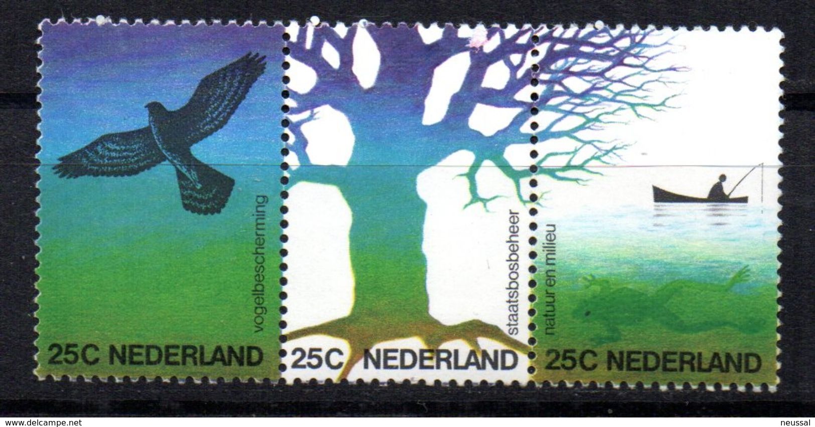 Serie Nº 994/6  Holanda - Águilas & Aves De Presa