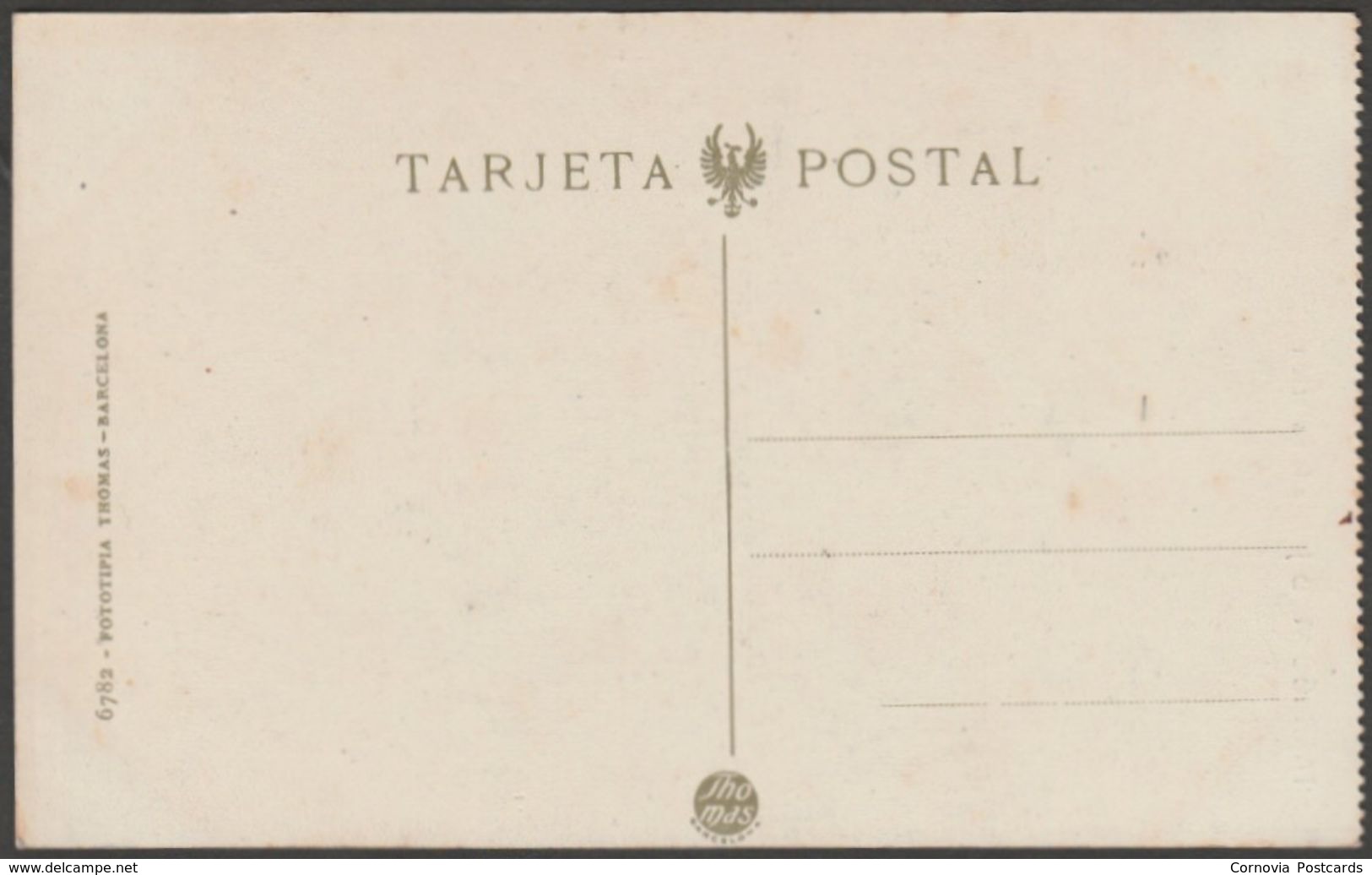 Bajada A La Estación, Tarragona, Catalunya, C.1910 - Thomas Tarjeta Postal - Tarragona