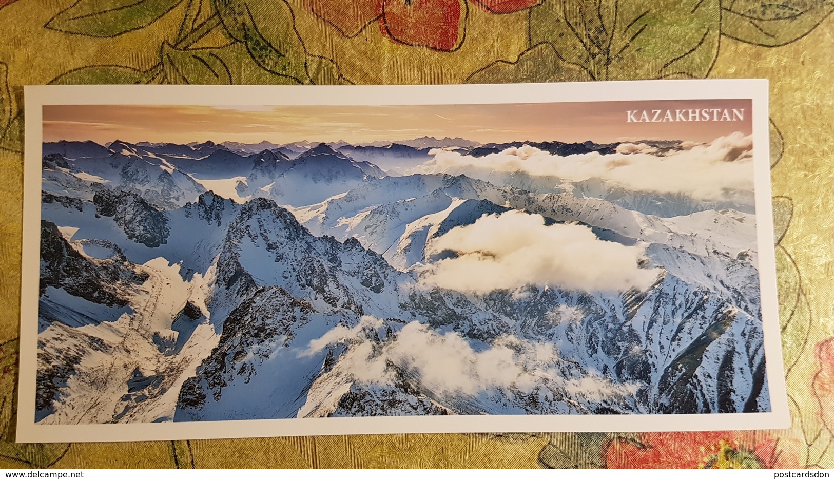 KAZAKHSTAN. Alatau Mountains, Aerial View - Modern  Postcard  - Euro Format - Kazakistan