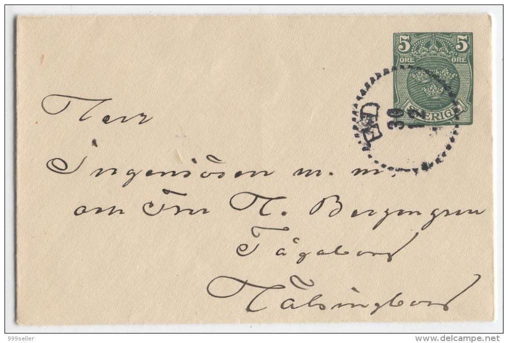 Cover H35 Sweden 1912 Used ED - Altri & Non Classificati