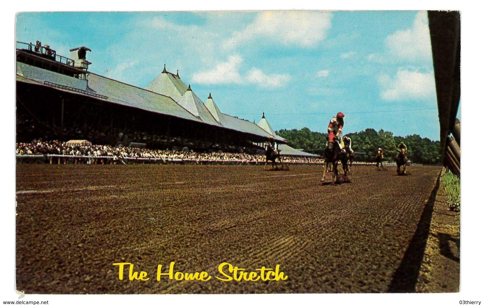 CPSM ETATS-UNIS NEW-YORK SARATOGA RACE TRACK - Saratoga Springs