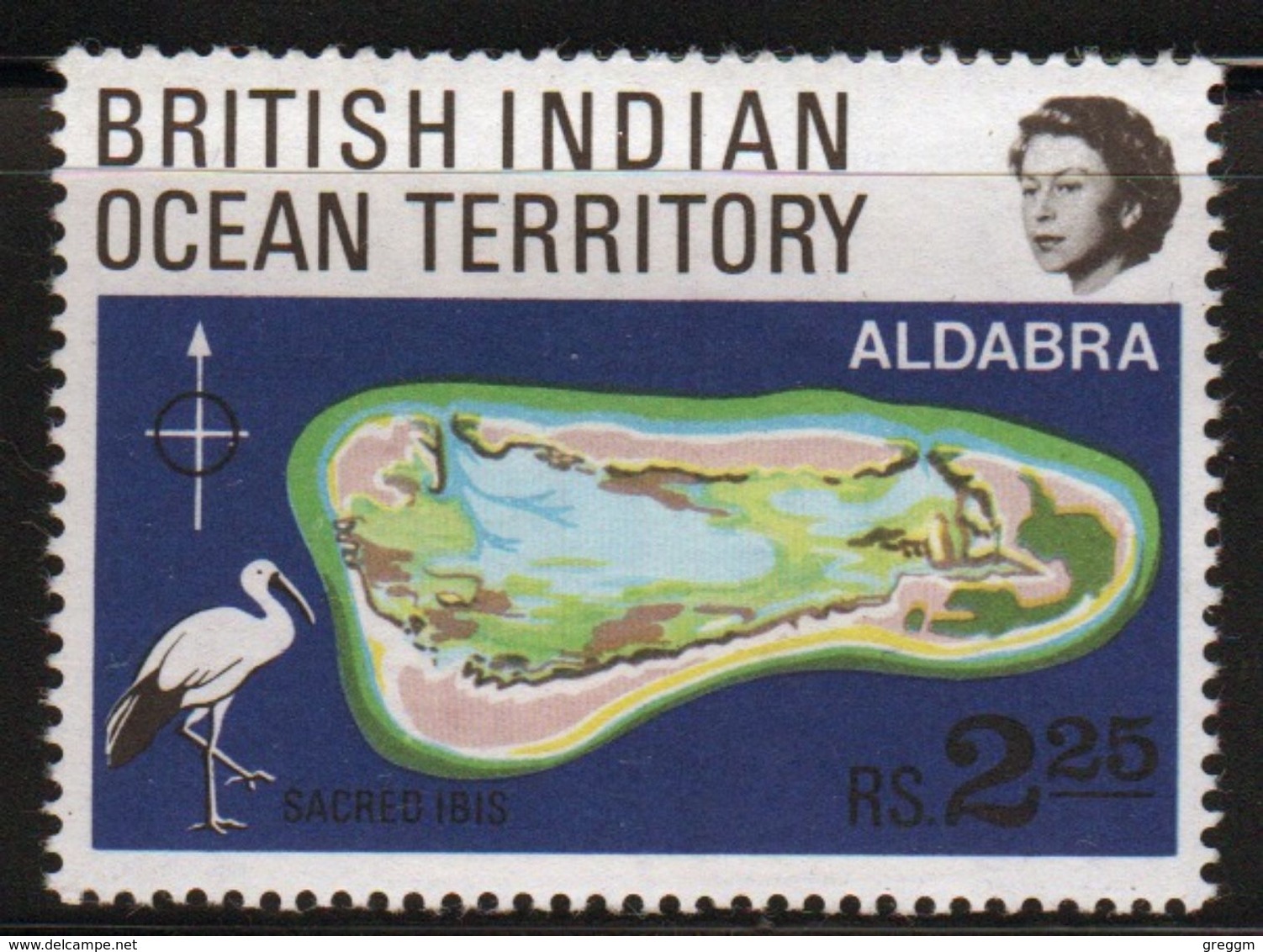 British Indian Ocean Territory 1969 Single Stamp Issue To Celebrate Coral Attols - British Indian Ocean Territory (BIOT)