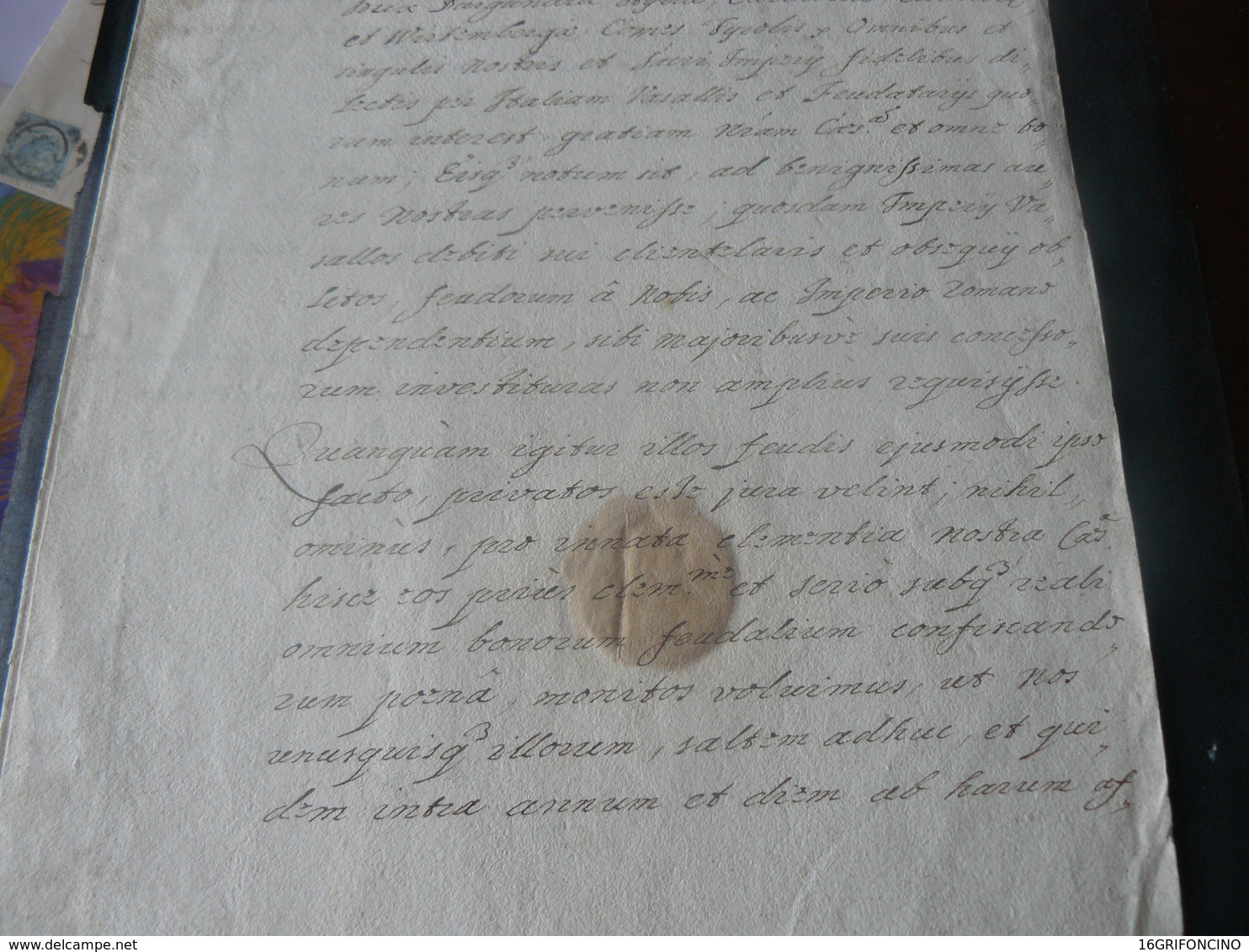 1699 ANCIENT BEAUTIFUL DOCUMENT OF KING LEOPOLDO ..EMPEROR OF AUSTRIA-UNGHERIA / ANTICO DOCUMENTO