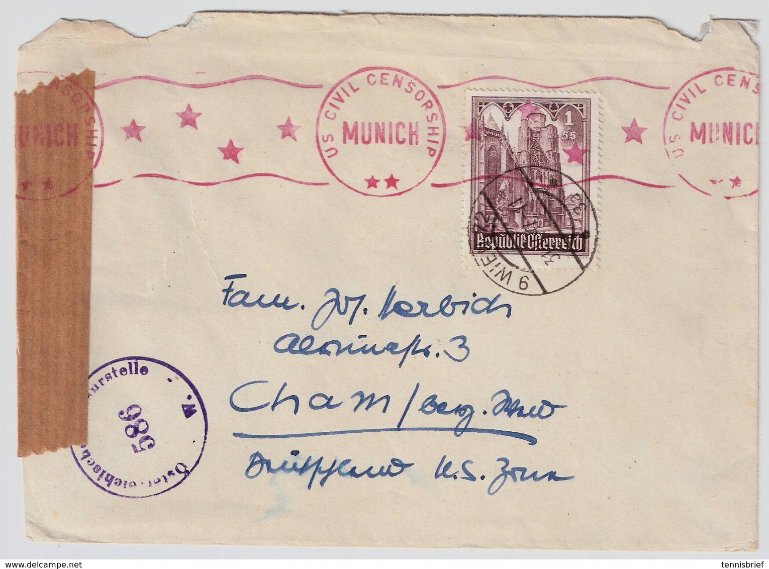 1947, Nr. 799, EF, Ausland , #a729 - Storia Postale