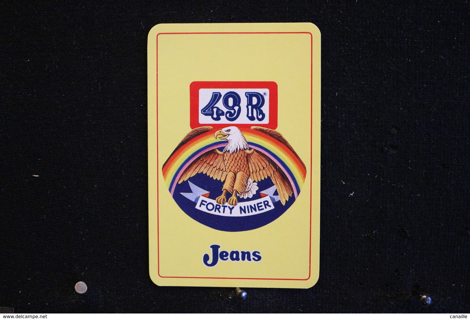 Playing Cards / Carte A Jouer / 1 Dos De Cartes Avec Publicité / Forty Niner Jeans - 49R - - Autres & Non Classés