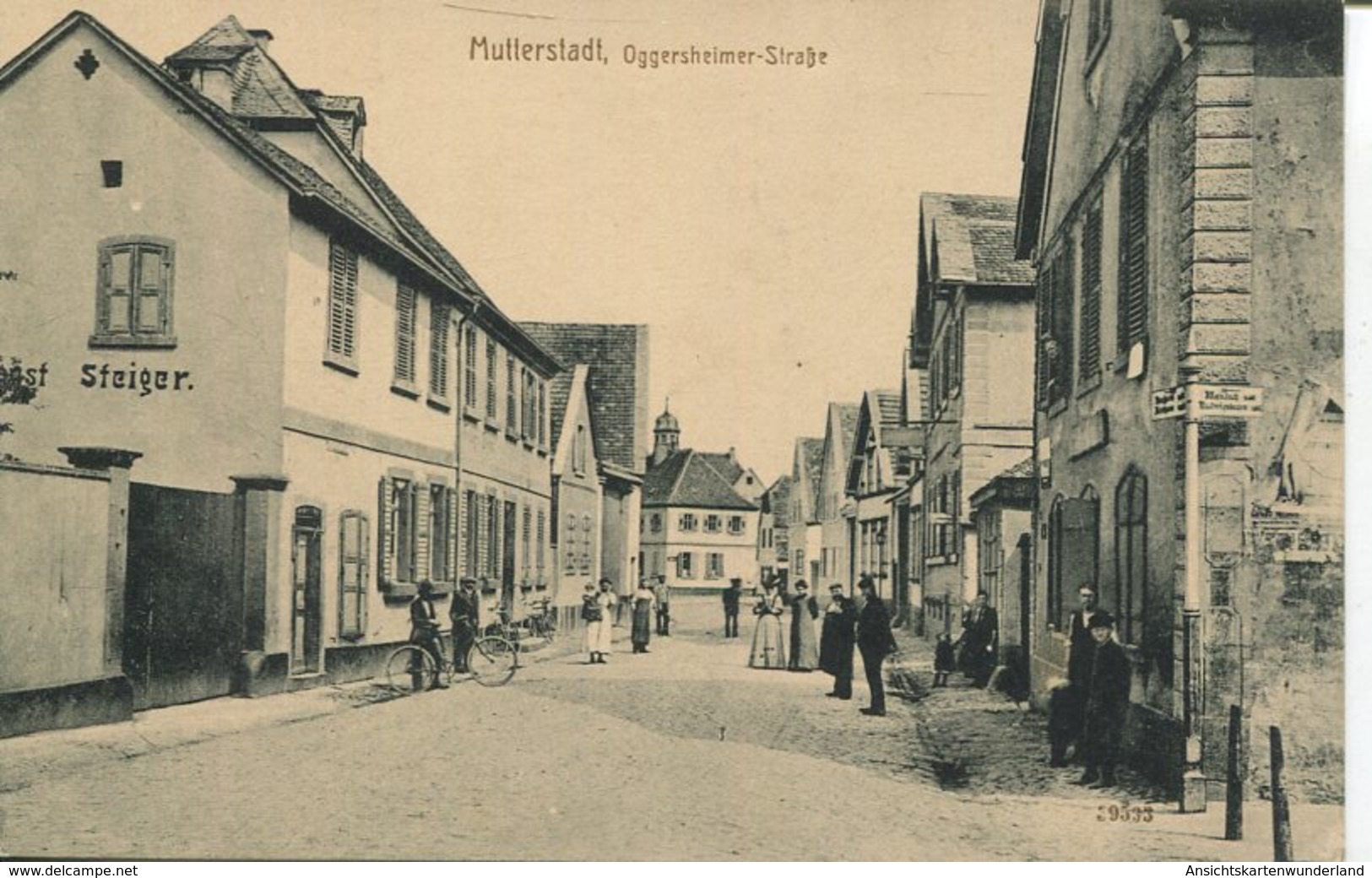 004553  Mutterstadt - Oggersheimer-Strasse  1918 - Mutterstadt