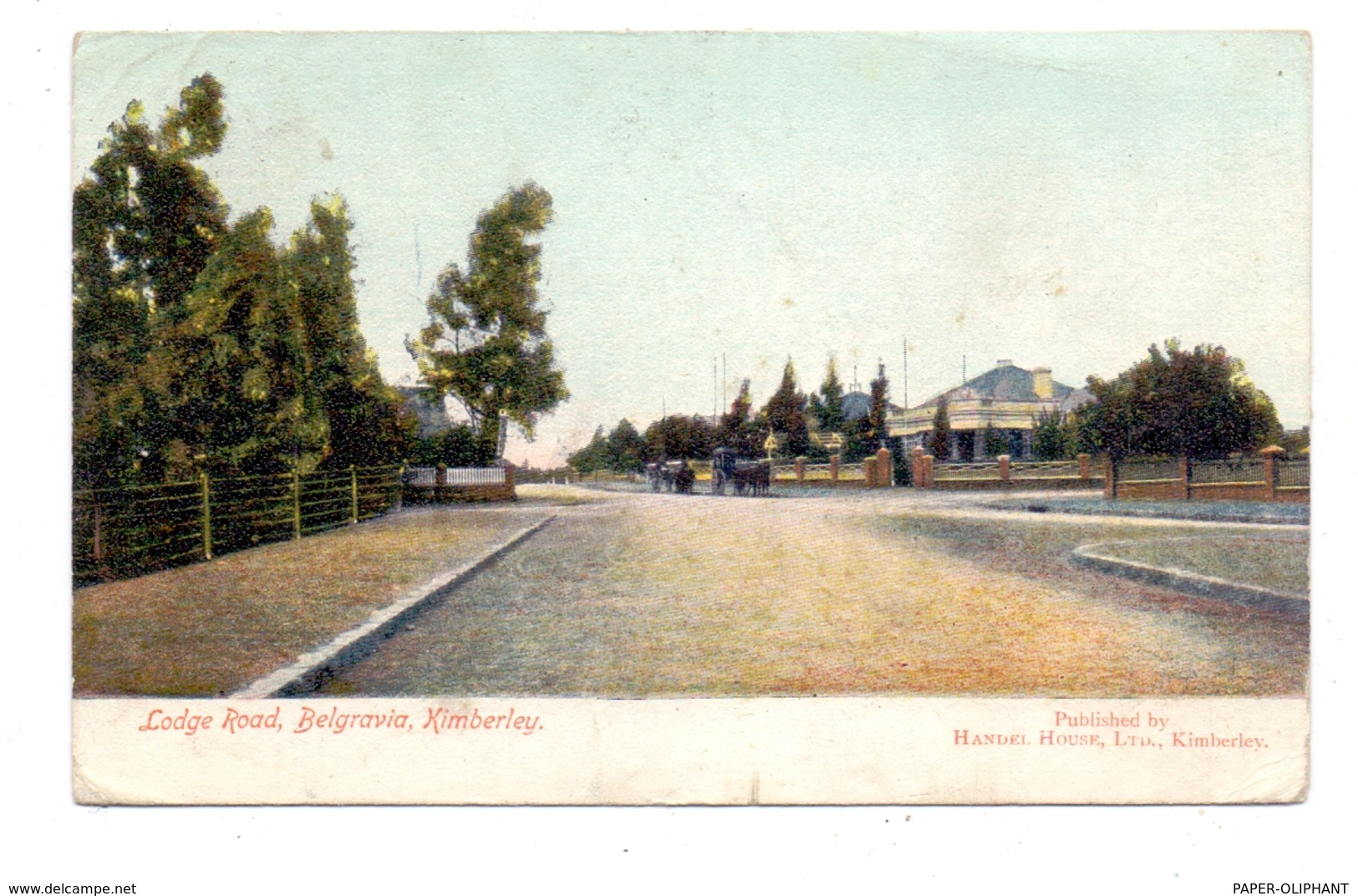 SOUTH AFRICA - KIMBERLEY, Lodge Road, Belgravia, 1911 - Südafrika