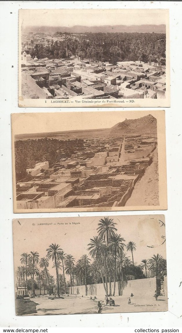 Carte Postale , ALGERIE , LAGHOUAT, 2 Scans , LOT DE 7 CARTES POSTALES - 5 - 99 Postcards