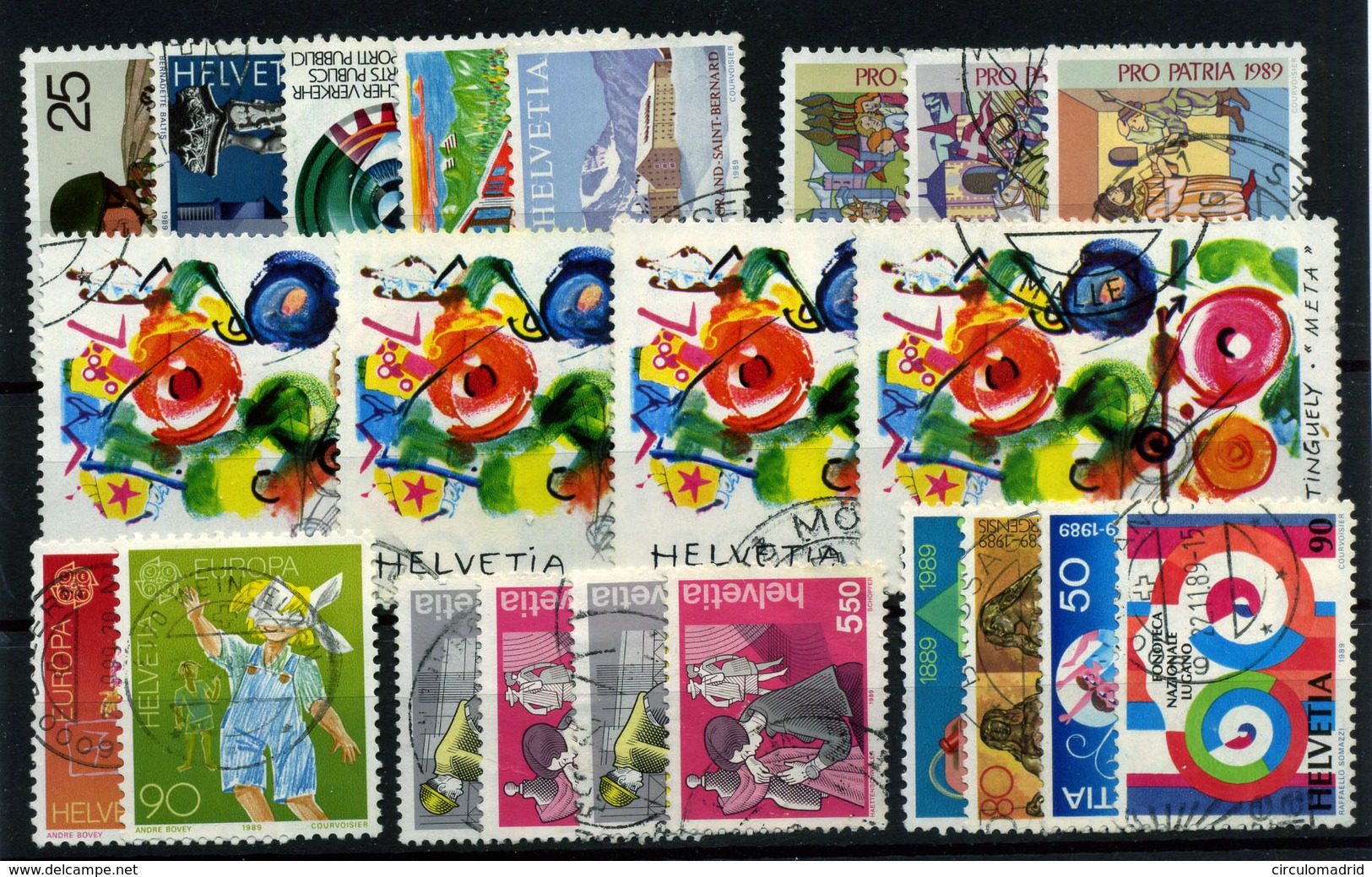 3453-Suiza Nº 1308, 1314/21, 1323/30 - Usados