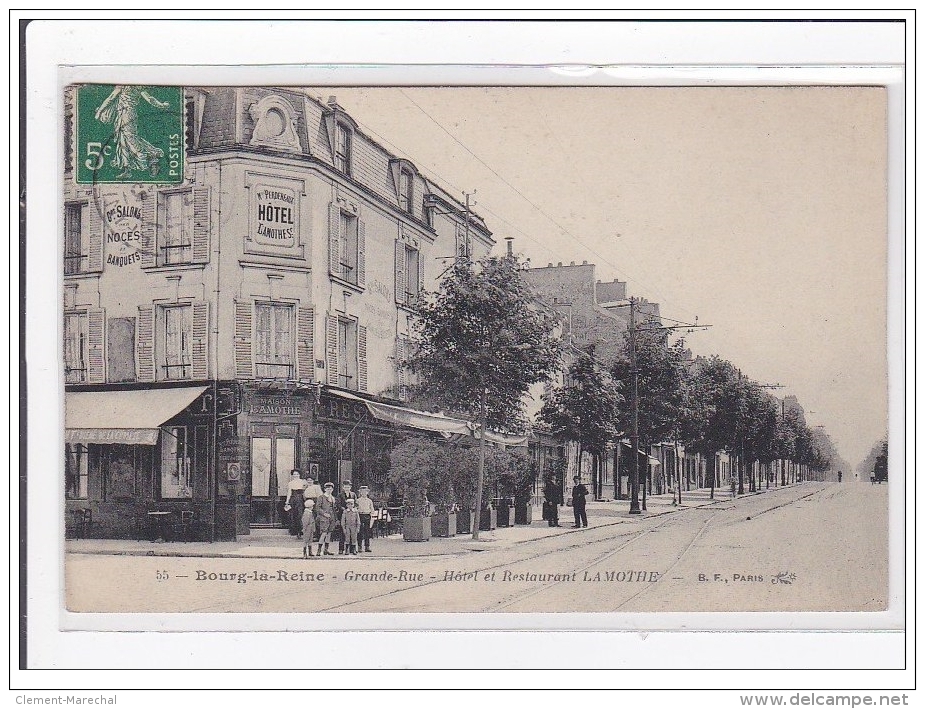 BOURG-la-REINE : Grande-rue, Hotel Et Restaurant La Mothe - Très Bon état - Bourg La Reine