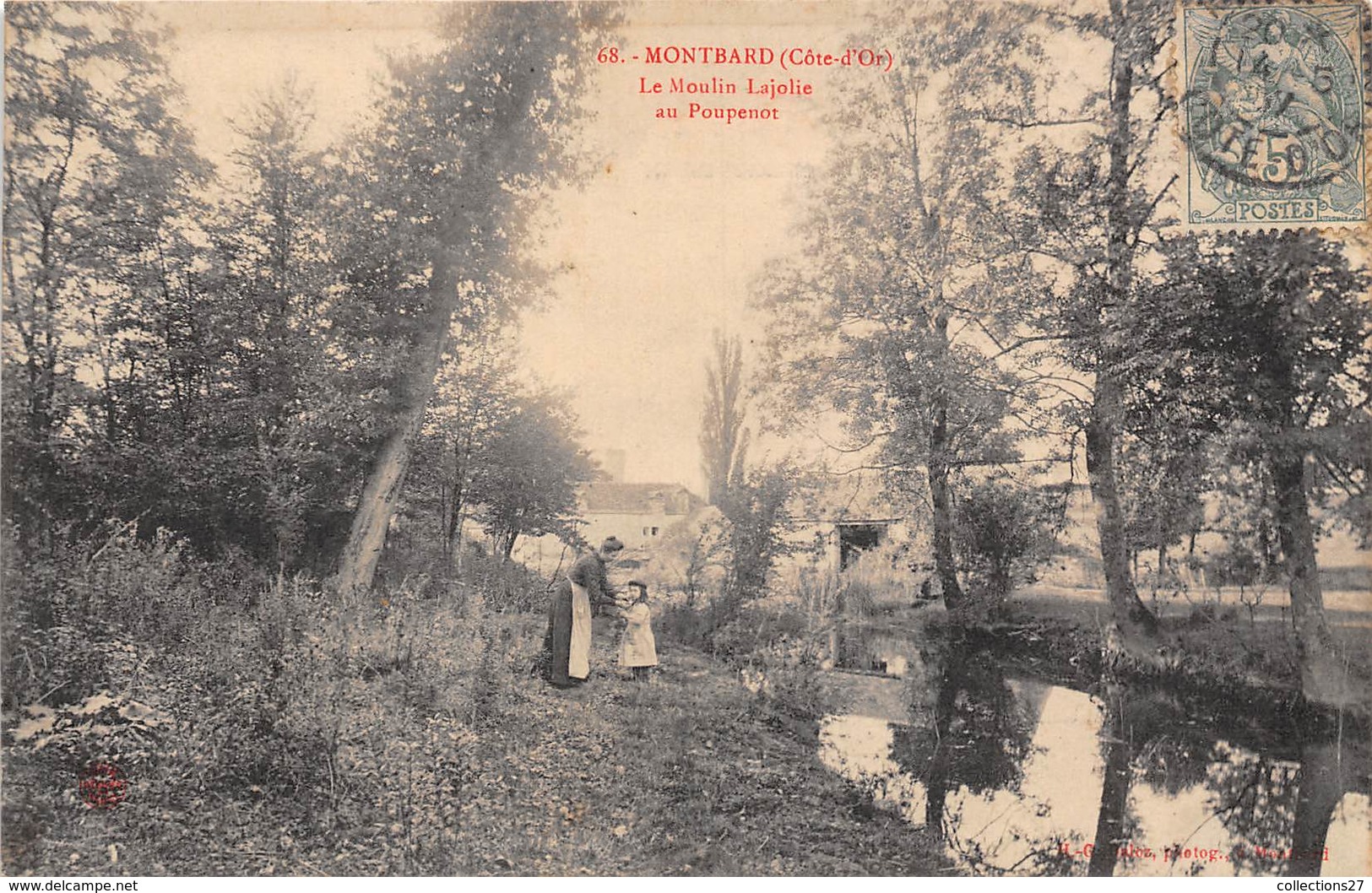 21-MONTBARD- LE MOULIN LAJOLIE AU POUPENOT - Montbard