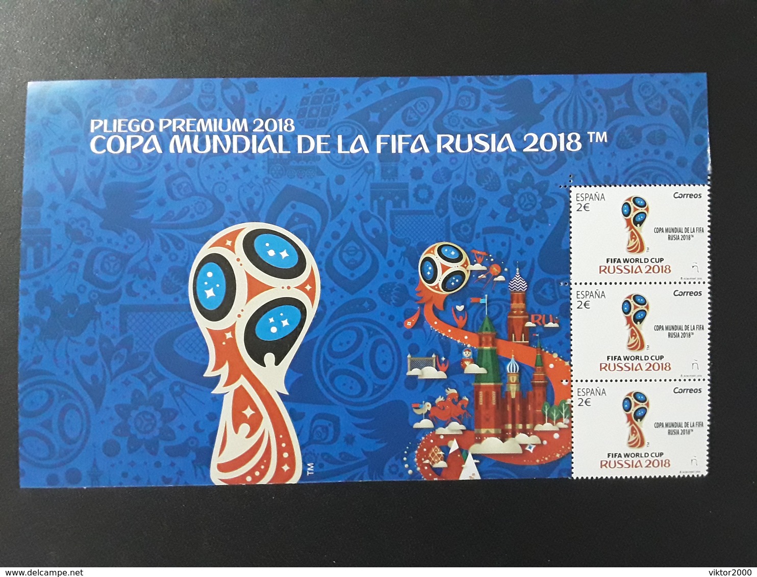 Spain 2018 MNH (**)  Soccer World Cup Fifa Russia 2018 - 2018 – Rusia