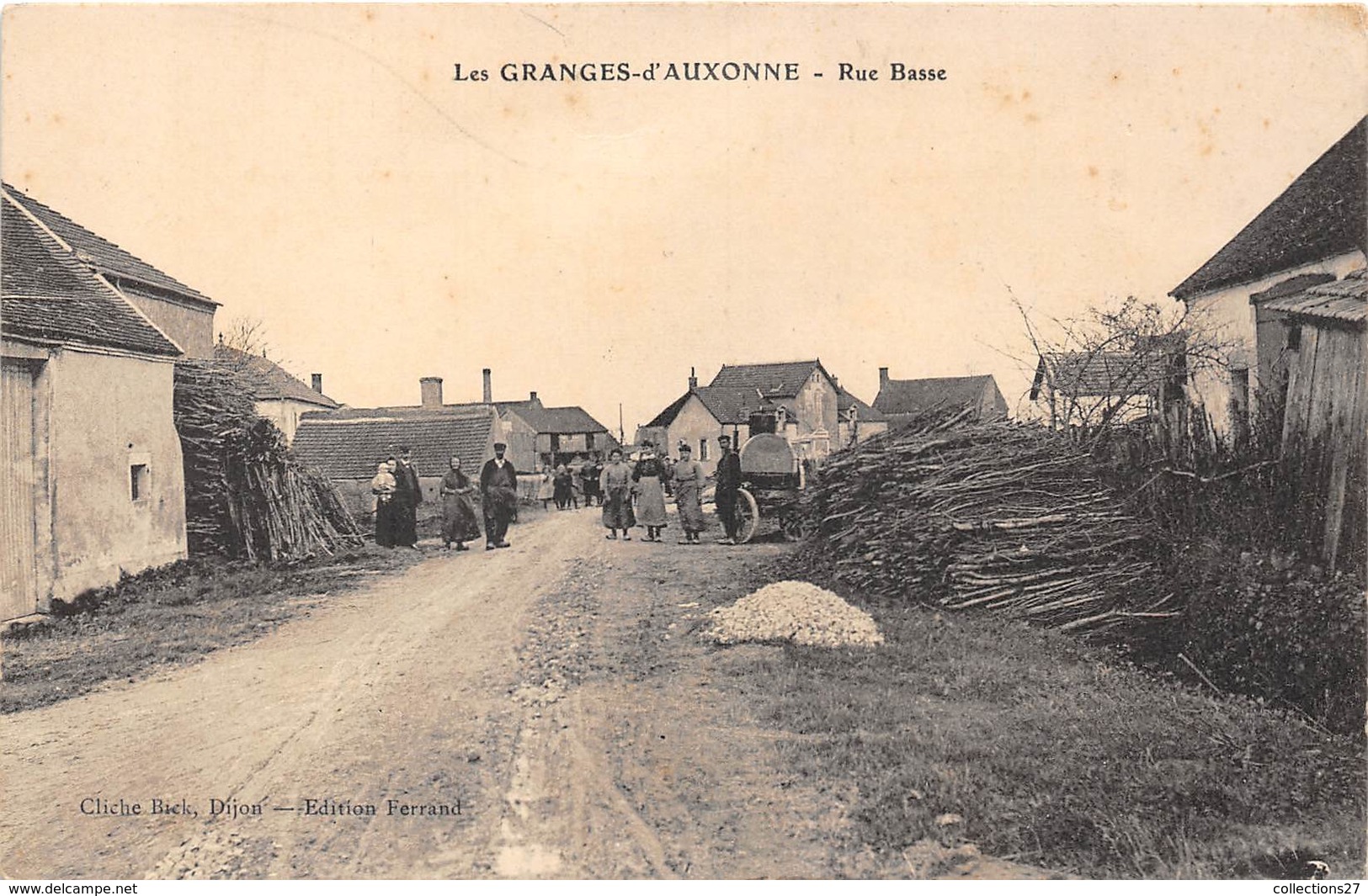 21-AUXONNE - LES GRANGES-D'AUXOUNNE- RUE BASSE - Auxonne