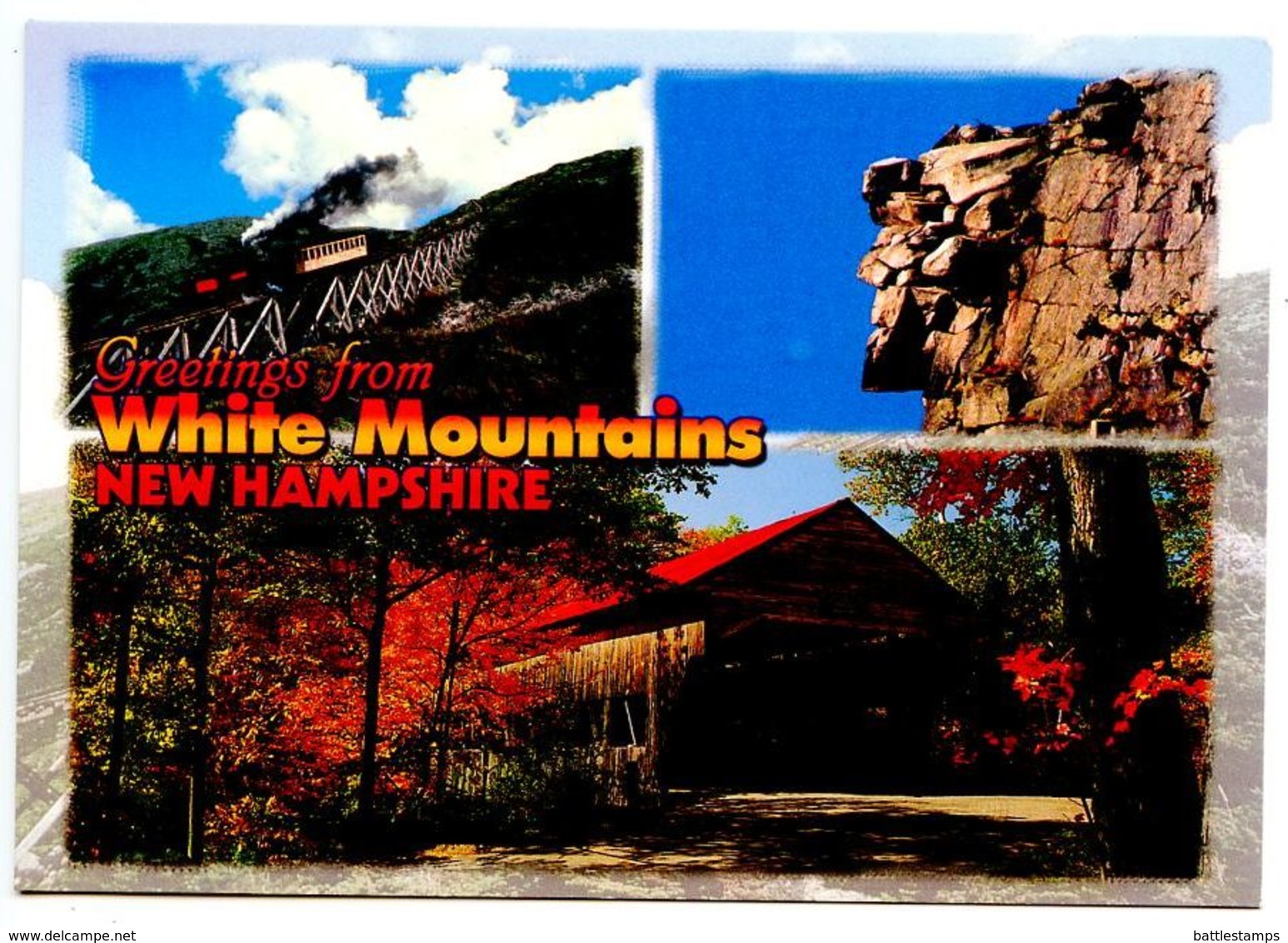 United States Modern Postcard Greetings From White Mountains, New Hampshire - White Mountains