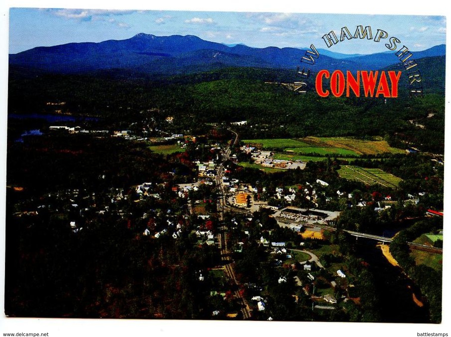 United States Modern Postcard Aerial View Of Conway, New Hampshire - Other & Unclassified