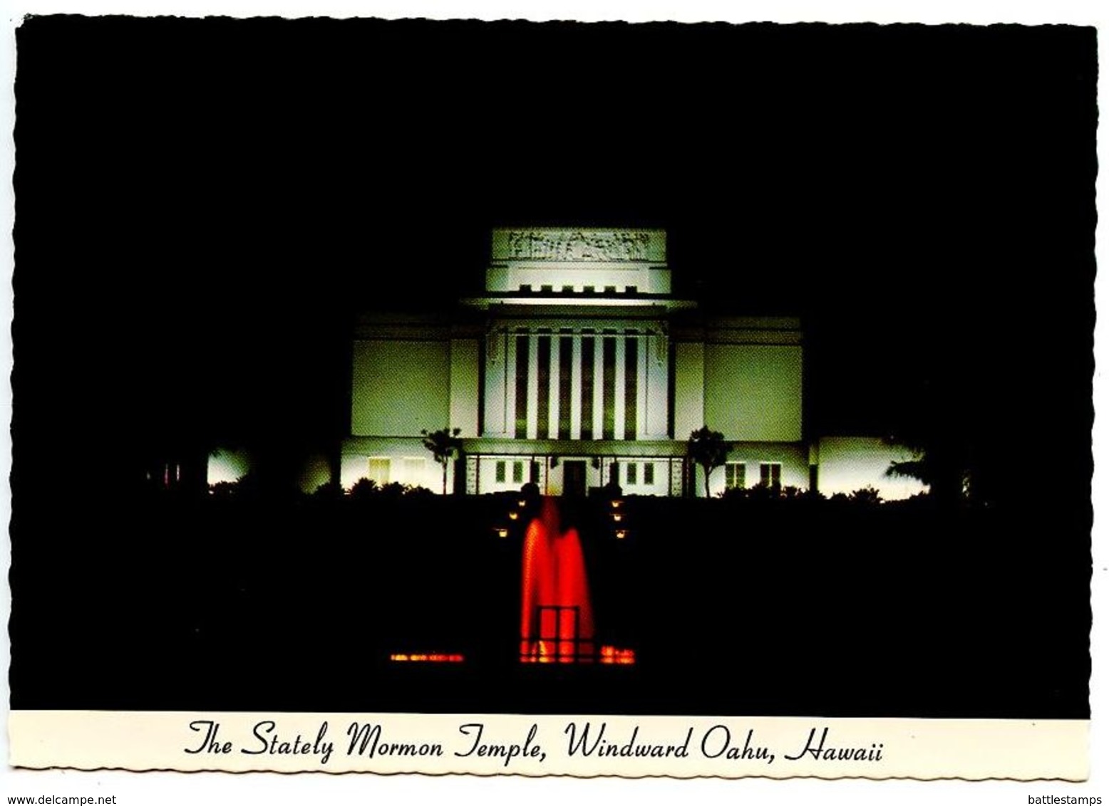 United States Modern Postcard Mormon Temple - Windward Oahu, Hawaii - Oahu