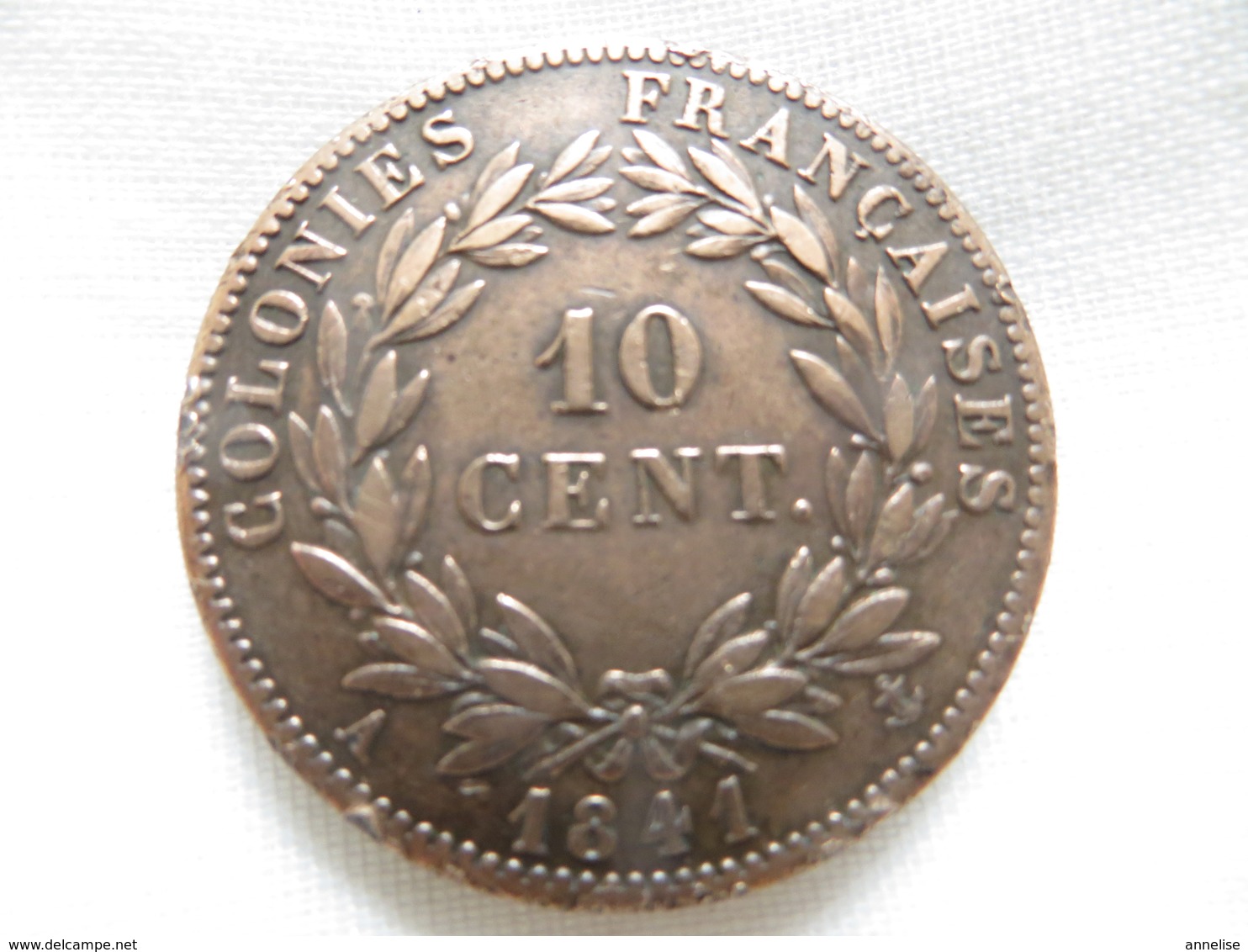 Colonies Françaises - Louis-Philippe I - 10 Cent. 1841 A - Other & Unclassified