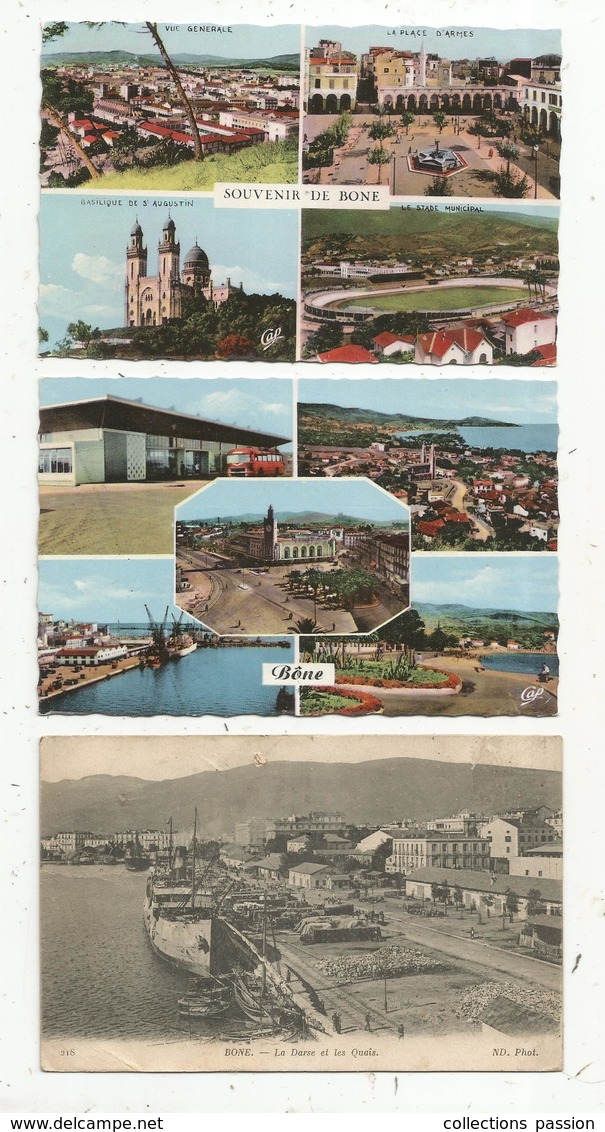 Carte Postale , ALGERIE , BONE , ANNABA, 2 Scans , LOT DE 6 CARTES POSTALES - 5 - 99 Postcards