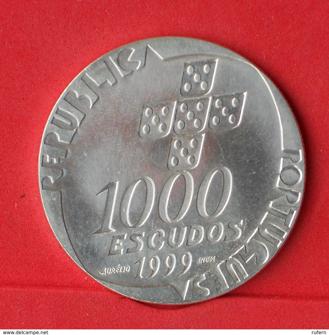 PORTUGAL 1000 ESCUDOS 1999 - 27 GRS - 0,500 SILVER   KM# 715 - (Nº23899) - Portugal