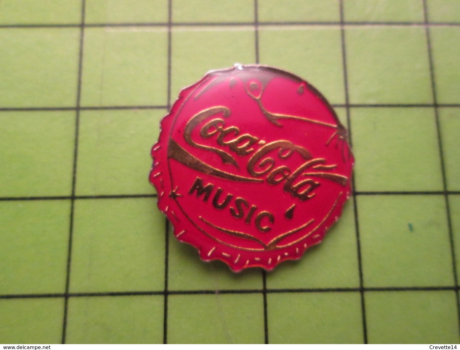 718b Pin's Pins / Beau Et Rare : Thème COCA-COLA / MUSIC CAPSULE - Coca-Cola