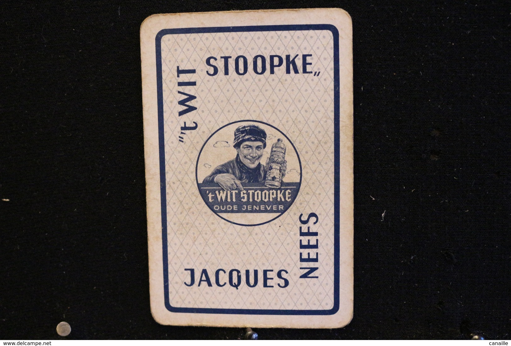 Playing Cards / Carte A Jouer / 1 Dos De Cartes Avec Publicité / Oude Jenever, 't Wit Stoopke, Jacques Neefs. - Autres & Non Classés