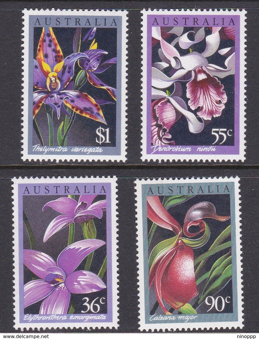 Australia ASC 1040-1043 1986 Native Orchids, Mint Never Hinged - Mint Stamps