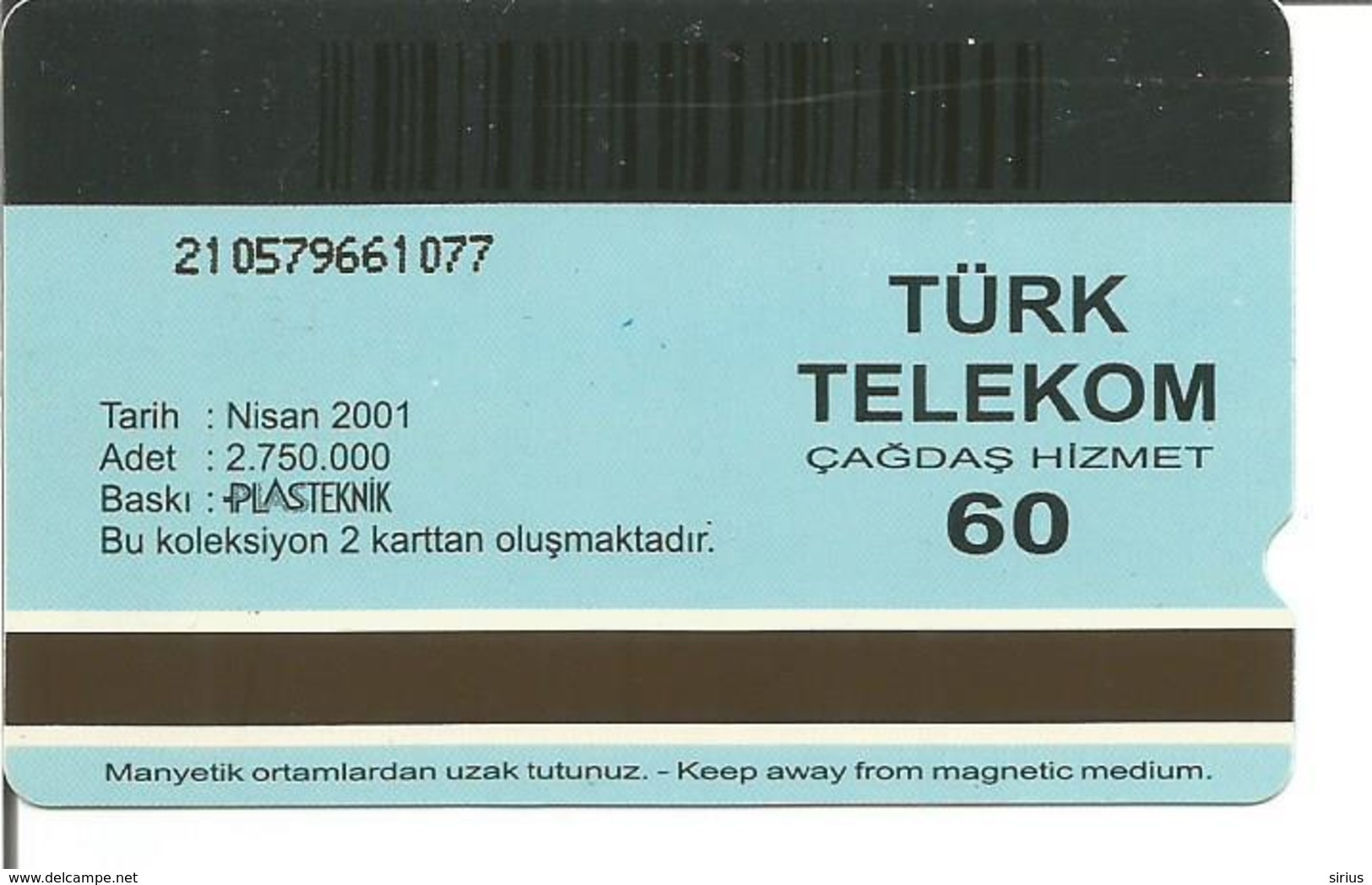 Télécarte De TURQUIE - Police Turque - Hélicoptère 2001 - Police