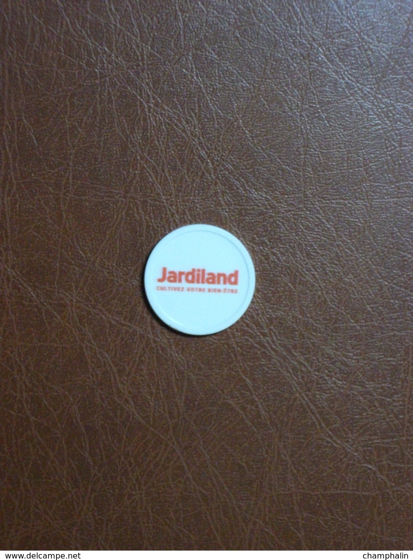 Jeton De Caddie En Plastique - Jardiland - Cultivez Votre Bien-être - Grande Surface De Jardinage - Trolley Token/Shopping Trolley Chip