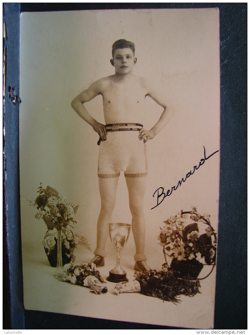 CP. 2877. Ancienne Photo CP D'un  Jeune Boxeur - Boxing