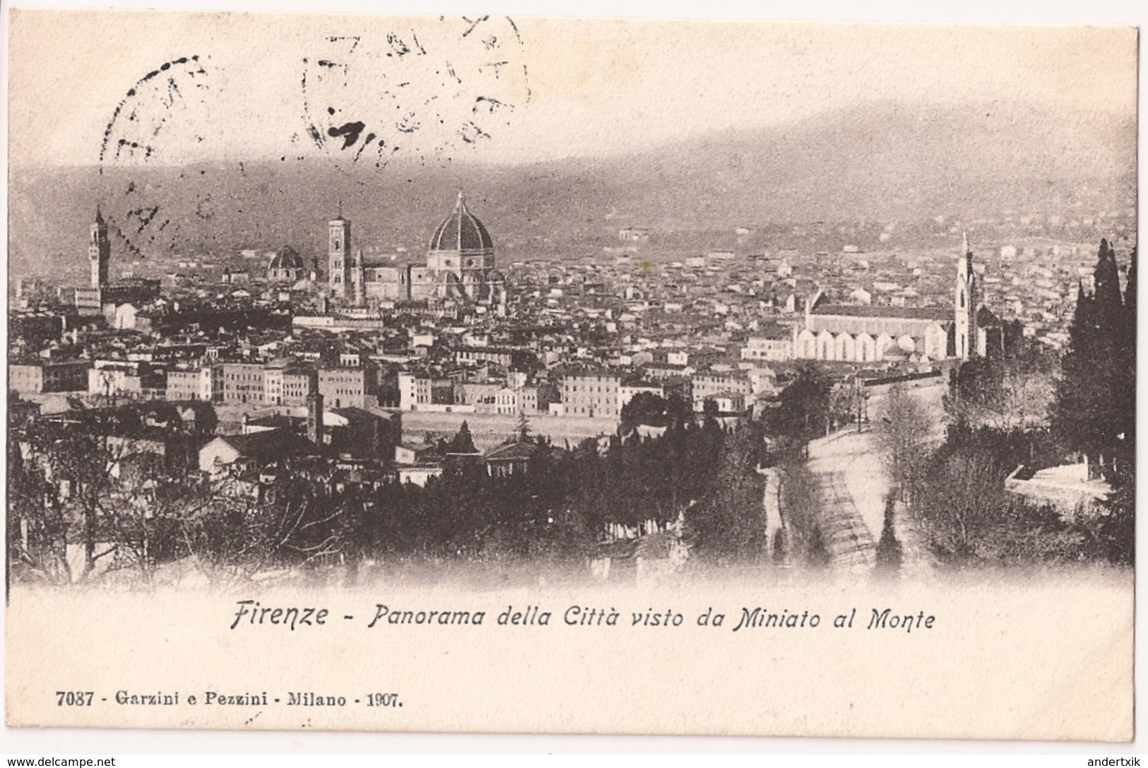 Italia, Postal Antigua, 14 11 1907, FIRENZE - Usados