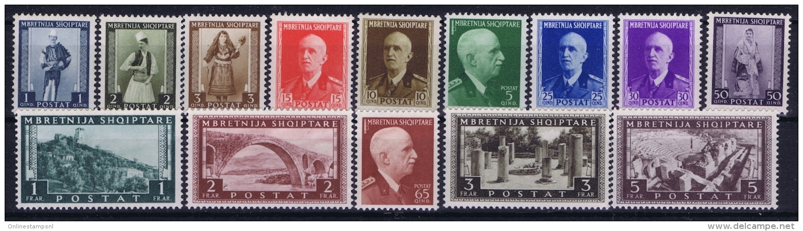 Italian Occupation Of Albania: Sa 16 - 27 Postfrisch/neuf Sans Charniere /MNH/** - Albania