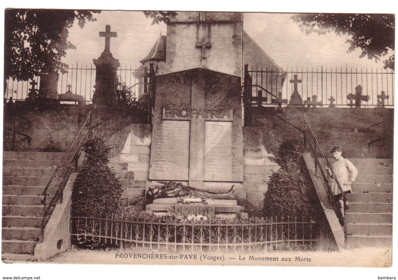 PROVENCHERES-SUR-FAVE -  Le Monuments Aux Morts. - Provencheres Sur Fave