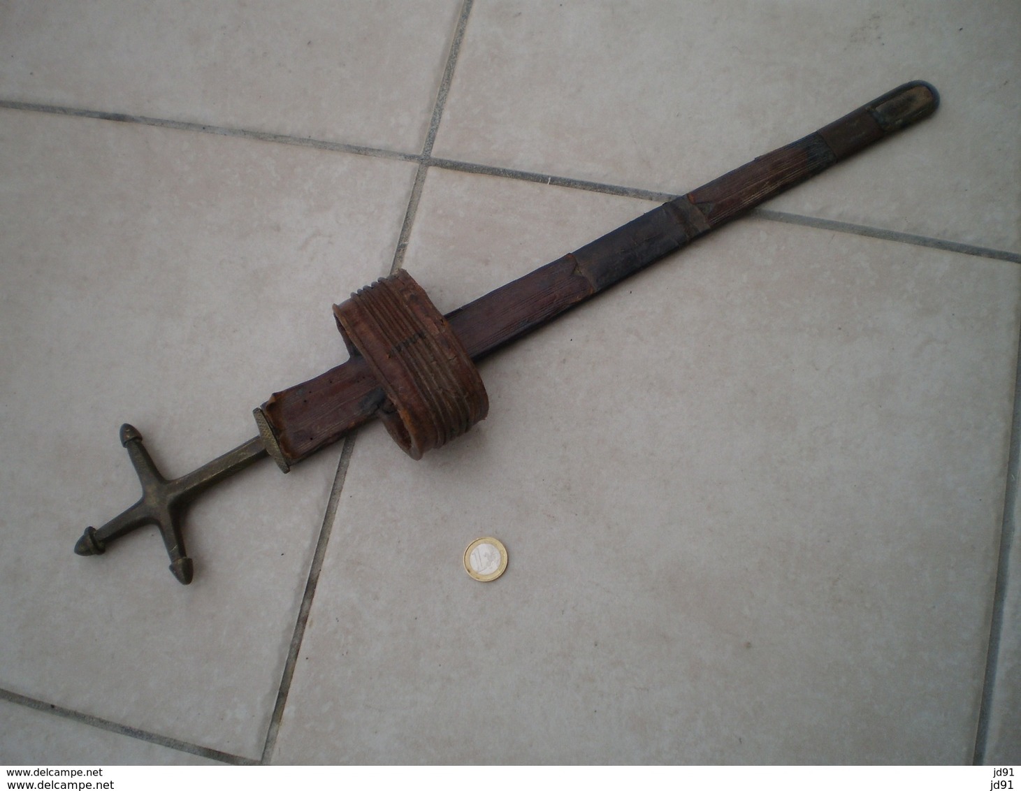 ANCIENNE EPEE POIGNARD DE BRAS TELEK TOUAREG - Knives/Swords