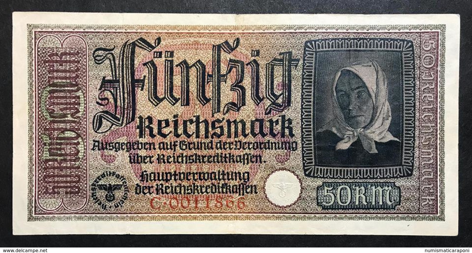 GERMANIA ALEMANIA GERMANY  50 REICHSMARK 1940-45   LOTTO 1998 - 50 Reichsmark