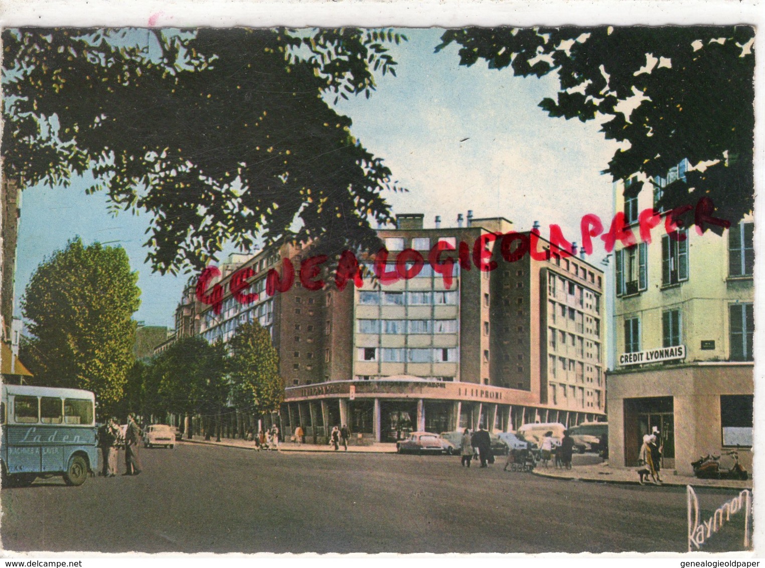 93 - AUBERVILLIERS- LES P.T. LA POSTE - CREDIT LYONNAIS - Aubervilliers